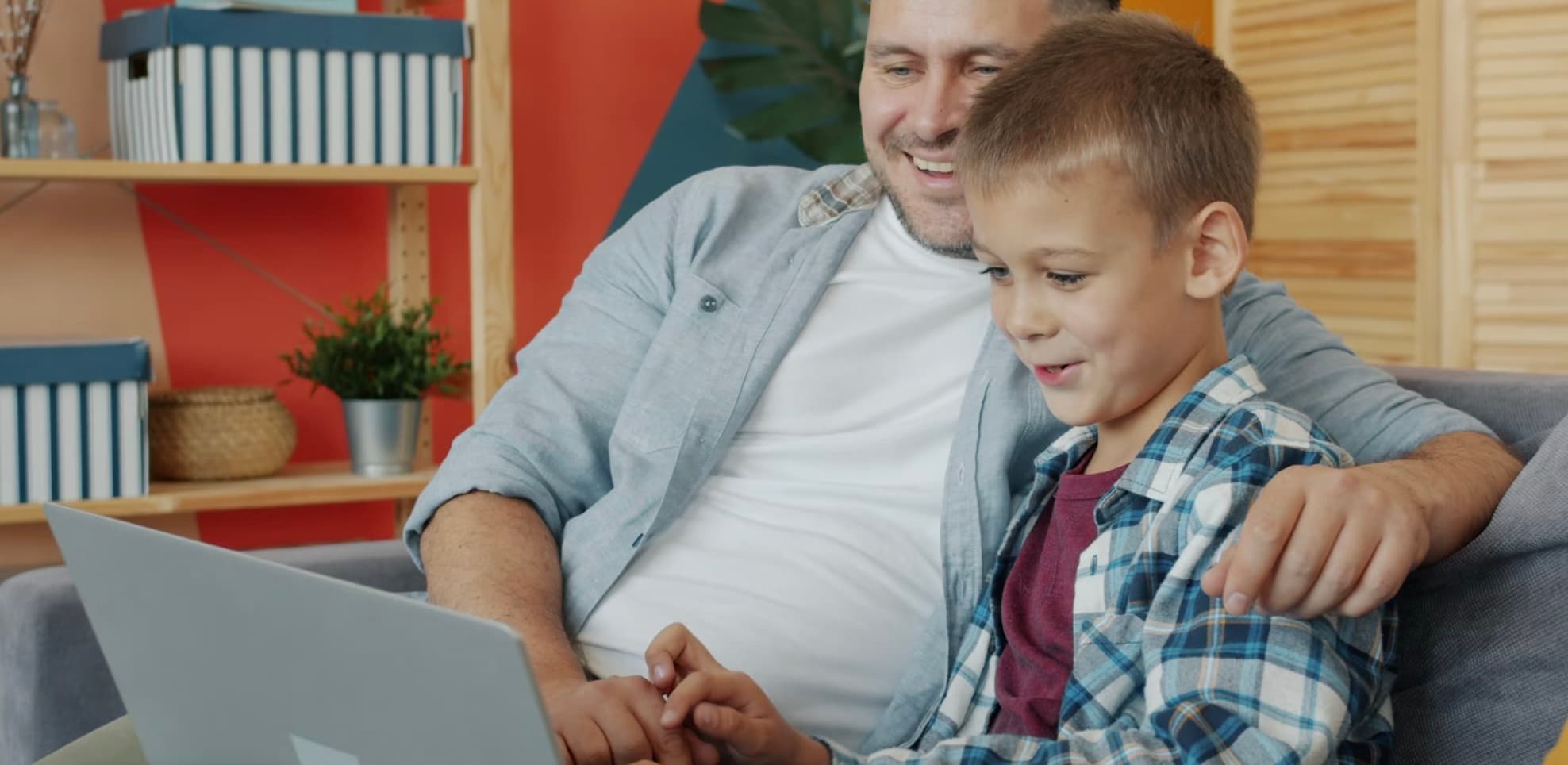 Child writing a letter at a desk